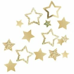 Ginger Ray Confetti - Star Shaped - Gold