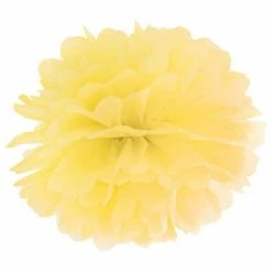 Party Deco Pom Pom Yellow
