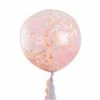 Ginger Ray Giant 36" Pastel Confetti Filled Clear Balloons (3)