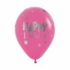 SA Balloons Happy Birthday Fantasy Fuchsia Balloons (3)