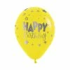 SA Balloons Happy Birthday Fantasy Yellow Balloons (3)