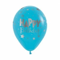 SA Balloons Balloonery Happy Birthday Fantasy Caribbean Blue Balloons (3)
