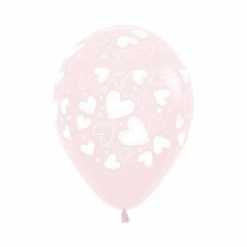 SA Balloons Pastel Matte Pink Heart Balloons (3)