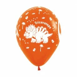 SA Balloons Dinosaur Orange Balloons (3)