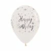 SA Balloons Metallic Happy Birthday On Clear Balloons (3) Balloonery