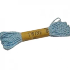 Dazzling Daisies Bakers Twine - Sky Blue And White