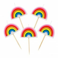 Talking Tables Rainbows & Unicorns Rainbow Shaped Candles