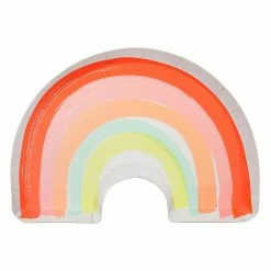Meri Meri Neon Rainbow Plates