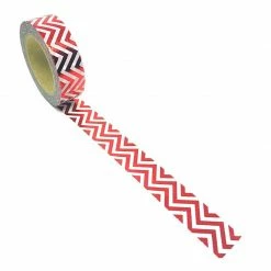 Must Love Sales 2022 33 Cotton Candi Washi Tape - Foil - Red Chevron