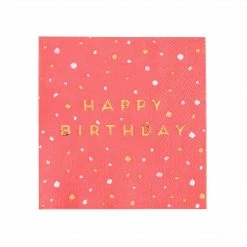 Talking Tables Rose Cocktail Napkins