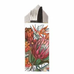 Fearika Cutlery Bags - South African Flowers