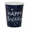 Ginger Ray Tabletop Happy Birthday Foiled Cups