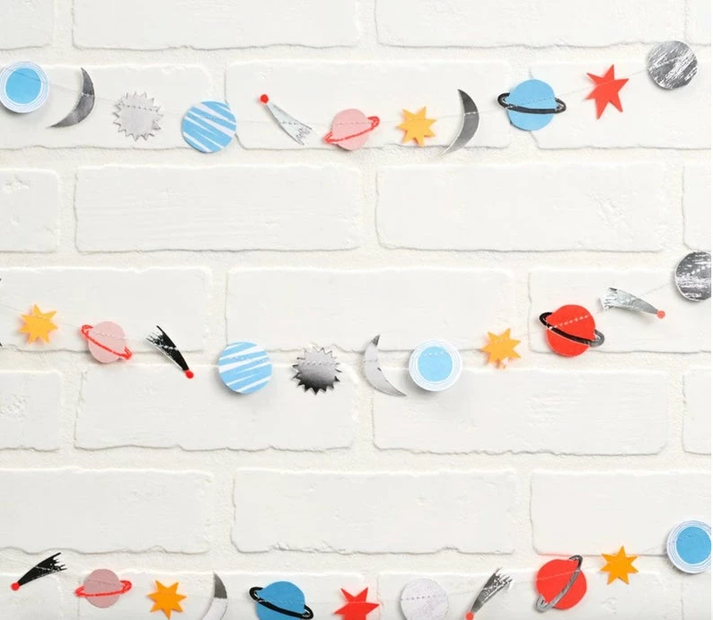 Meri Meri To The Moon Mini Garland 2 Meri Meri To The Moon Mini Garland