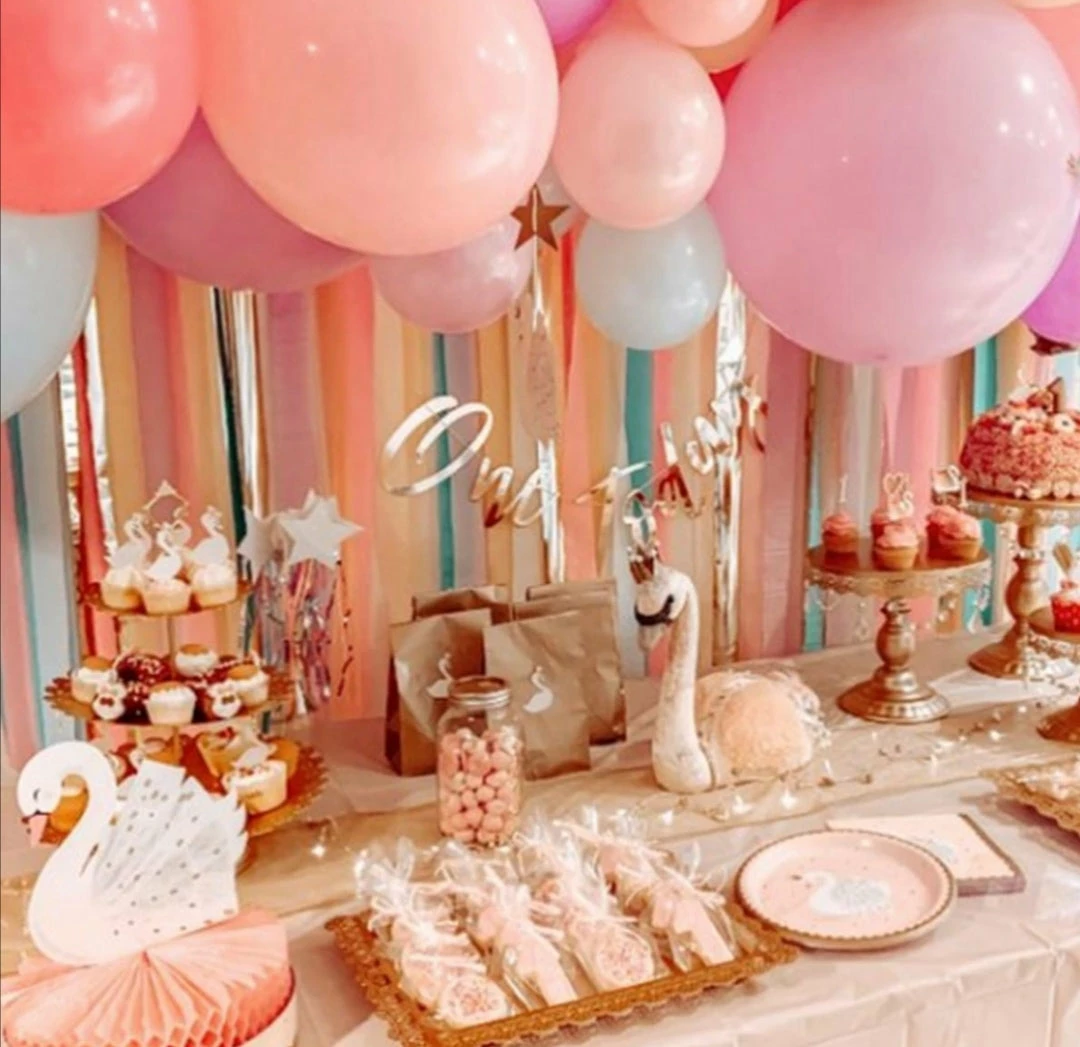 Ginger Ray DIY Backdrop Approx 3m - Balloons (75 Assorted) And Streamers (Total Length 300m) Retro Roller Skate Fun 4 Ginger Ray DIY Backdrop Approx 3m - Balloons (75 Assorted) And Streamers (Total Length 300m) Retro Roller Skate Fun