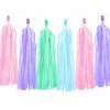 Party Deco Mermaid Tassel Garland Candy Land / Ice Cream
