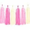 Party Deco Ballet Pink Tassel Garland