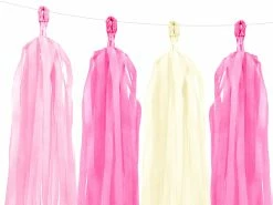 Party Deco Ballet Pink Tassel Garland