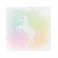 Talking Tables Unicorn Pastel Paper Napkins Tabletop