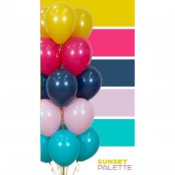 SA Balloons Sunset Balloon Bouquet