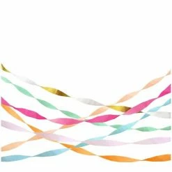 Meri Meri Bright Crepe Paper Streamers (x 7)