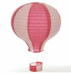 ROFOR Hot Air Balloon Paper Lantern - Pink