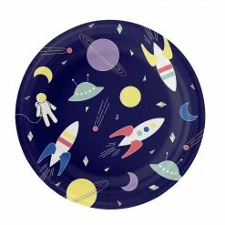My Little Day Tabletop Space Paper Plates