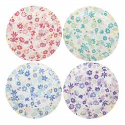 My Little Day Flower Blossom Paper Plates