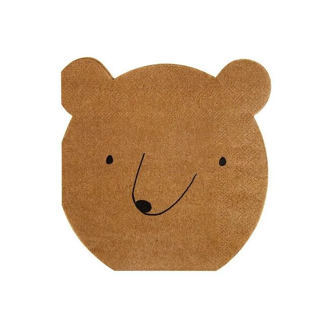 Meri Meri Tabletop Bear Napkins (small) 1 Meri Meri Tabletop Bear Napkins (small)