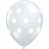 SA Balloons Daisy Clear With White Dots Balloons (3)
