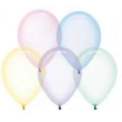 SA Balloons Butterfly Assorted Crystal Pastel Balloons