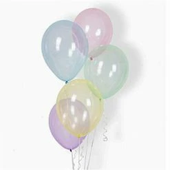 SA Balloons Butterfly Assorted Crystal Pastel Balloons