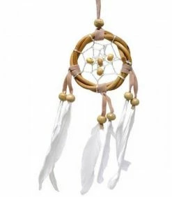 Must Love Party Mini Rattan And Feathers Dream Catcher 6cm