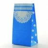 ROFOR Blue Doilie Pattern Treat Bags