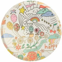 Meri Meri Happy Doodle Side Plates