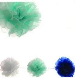 ROFOR Flying High Pom Pom Garland - Blue