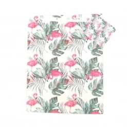 Bali Trading Tropical Flamingo Gift Bag With Gift Tag Gift Bags