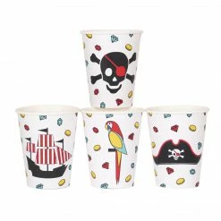 My Little Day Pirate Paper Cups Tabletop