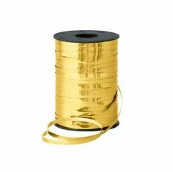 SA Balloons Metallic Gold Balloon Ribbon (SELECT HOW MANY METRES)