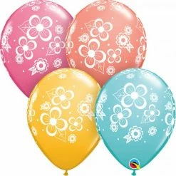 Laceys Assorted Floral Blossom Balloons Frida Kahlo
