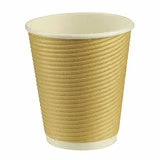 Merry Pak Tabletop Kraft Ripple Cups