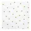 Party Deco Gold Foiled Hearts Napkins Tabletop