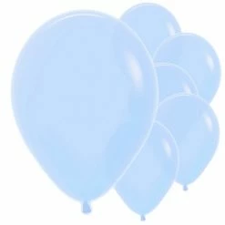 SA Balloons Matte Pastel Blue Balloons