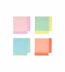Meri Meri Neon Fringe Small Napkins