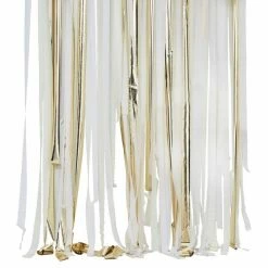 Ginger Ray Metallic Gold Streamer Backdrop