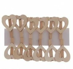 ROFOR Open Heart Pegs - Select Your Colour