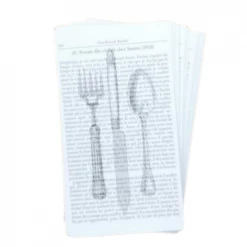 Must Love Party DIY French Vintage Cutlery Gift Tags / Place Cards (25 Pk)