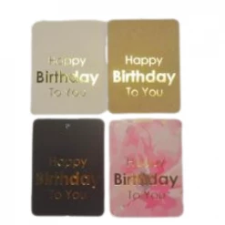 Merry Pak Happy Birthday Gift Tags