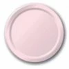 Party Express Plain Classic Pink Paper Plates