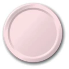 Party Express Small Plain Classic Pink Plate