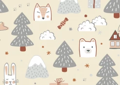 Must Love Party Nordic Animals Disposable Placemats (8)